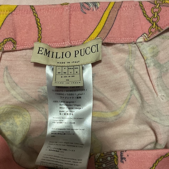 Emilio pucci pants set mock neck blouse and pants elastic waist - Picture 4 of 7